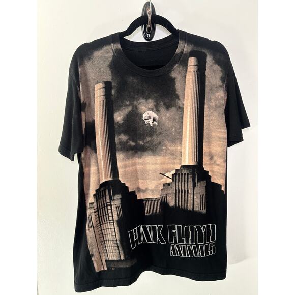 Pink Floyd Animals Flying Pig AOP All Over Print T-Shirt Size Large - Picture 1 of 2